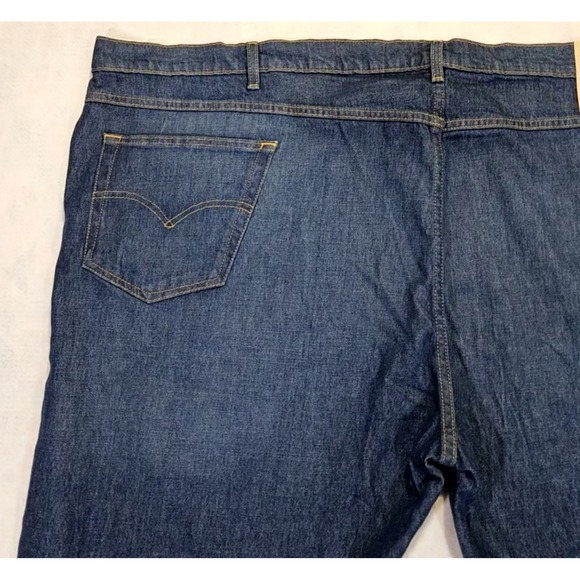 Levis  Jeans Mens Sz 60 X 32 Western Fit NEW Stretch Big & Tall NEW Straight Leg - Picture 6 of 10